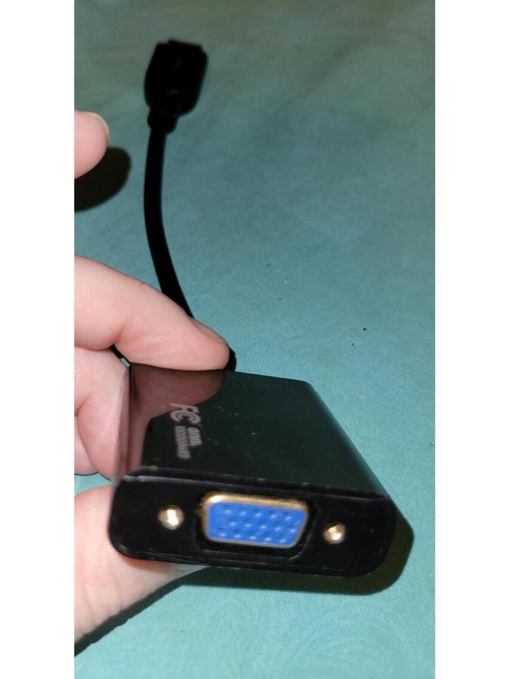onn. HDMI to VGA Adapter Converter – Black